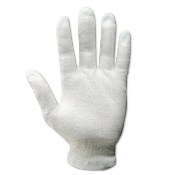 TouchMaster Lightweight Cotton Lisle Inspection Gloves, 12PK